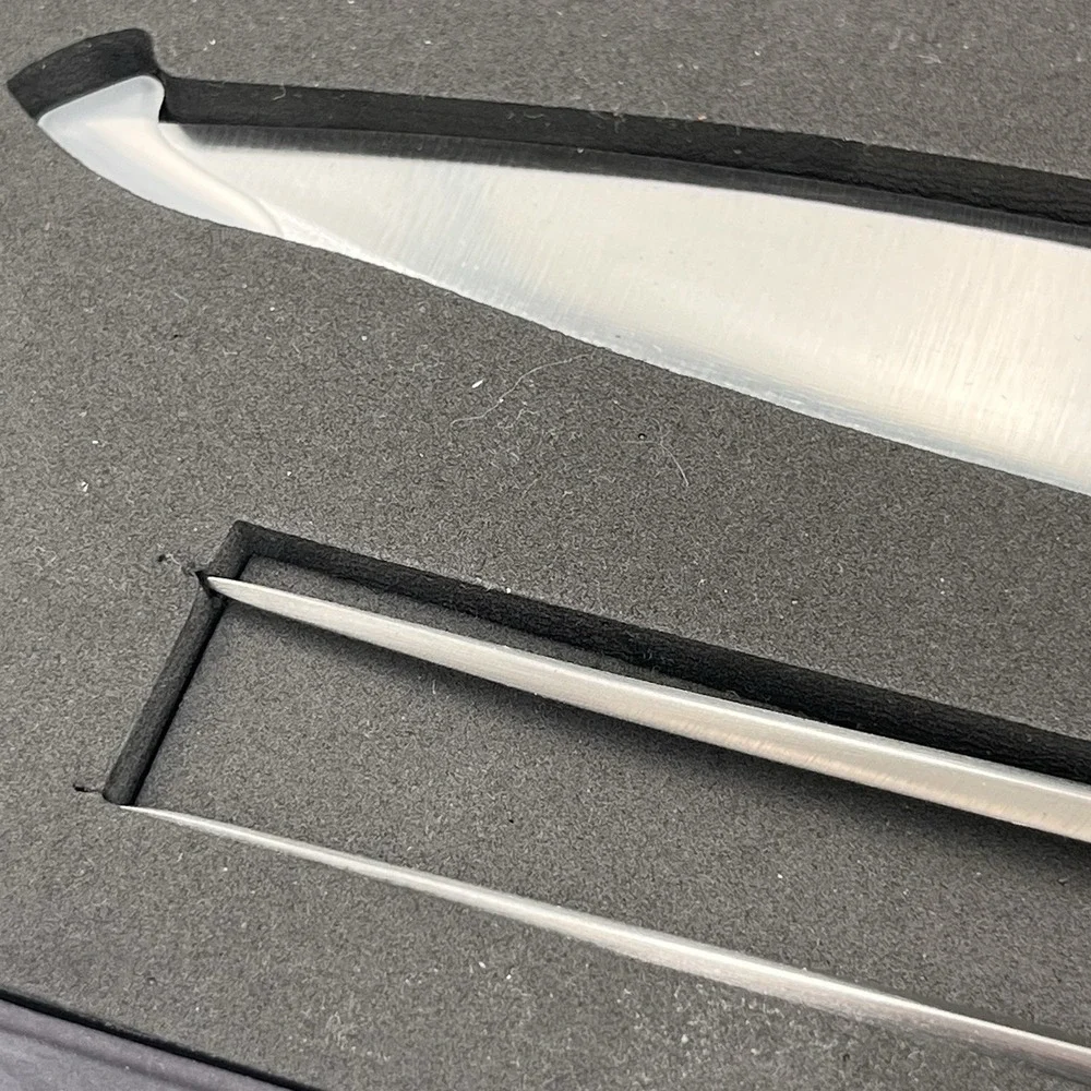 Hammer Stahl Carving Knife & Fork Gift Set Stainless Steel In Original Box NEW